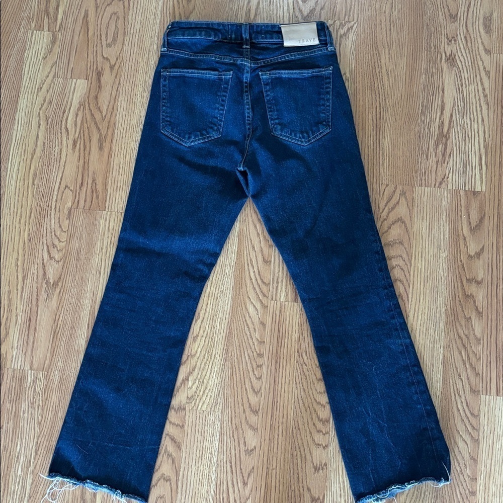 TRAVE Collette Kick Flare Jeans in No Excuses Wash Size 26 - Picture 6 of 10